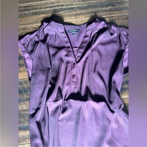 Banana Republic Purple Oversized Top